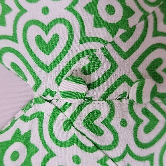 MNG (Mango) Size  4 Green & White Printed Button Front Mini Dress Exc. Used Cond - Picture 4 of 13